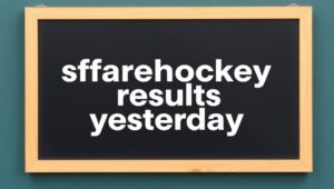 sffarehockey results yesterday: Full Analysis, Match Insights, and Performance Breakdown